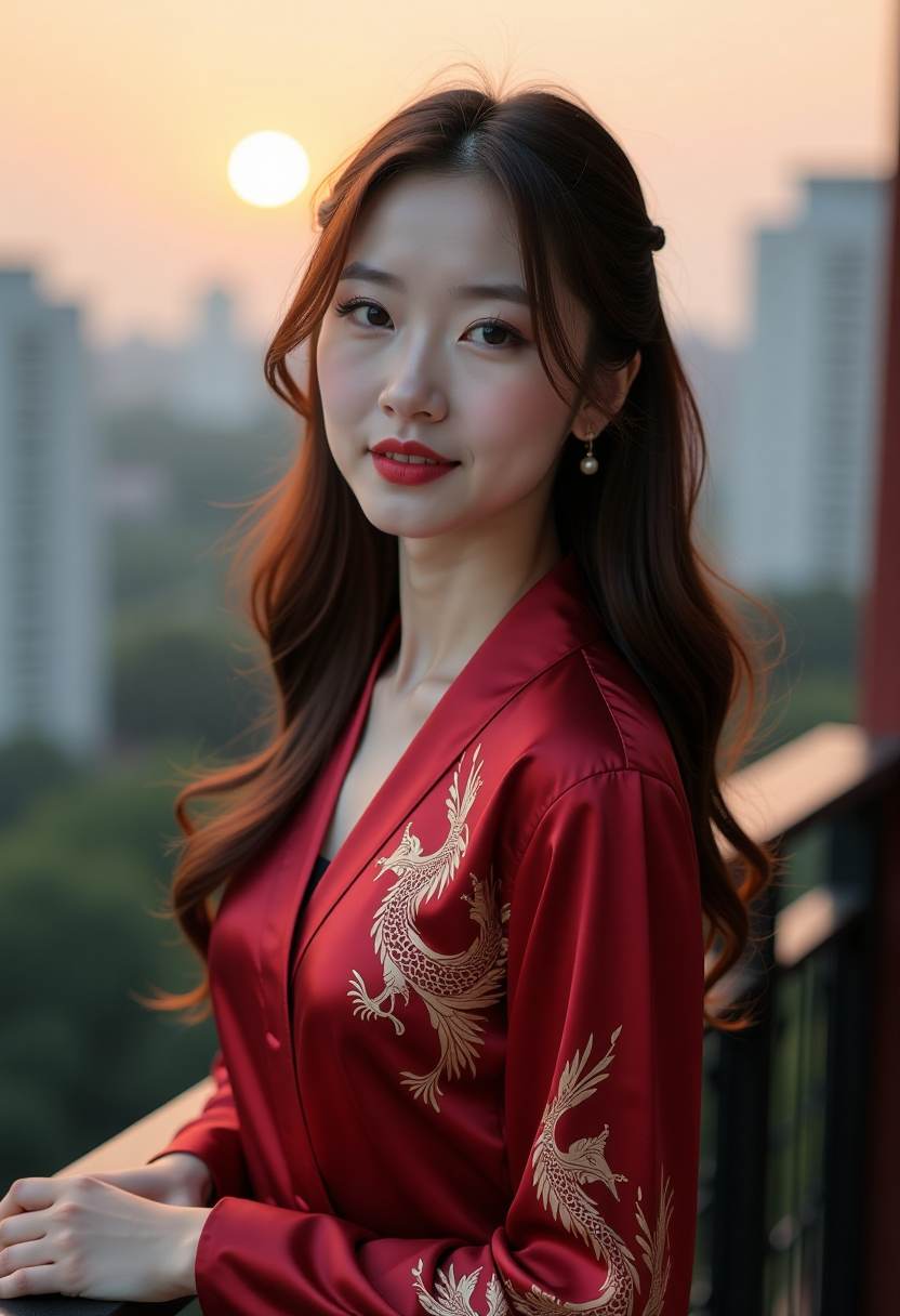 《姐姐我爱你》片头剧照：旧城天台上的黄昏